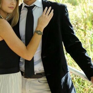 Tommy Hilfiger Classic Black Velvet Blazer